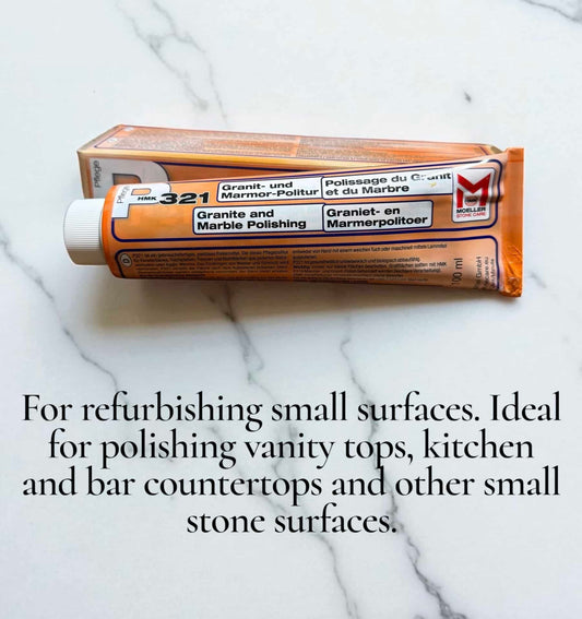 HMK® P321 – Polishing Paste for Natural & Artificial Stone tube